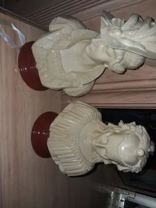 Pareja Figuras Decoración  Antiguas