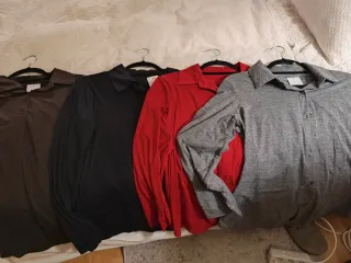 4 Camisas Manga Larga
