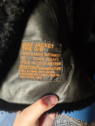 Giacca Bomber Pelle Uomo Nera