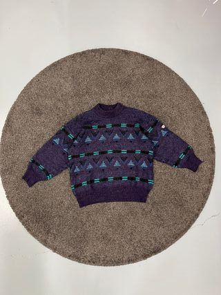 Jersey Adidas Vintage Morado Talla 45 Relaxed