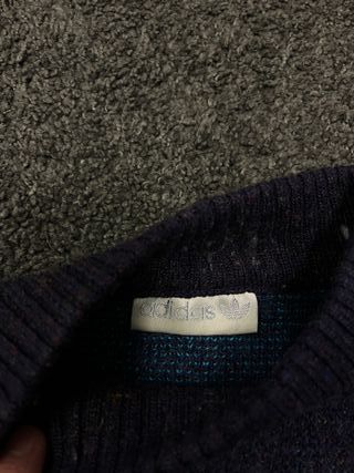 Jersey Adidas Vintage Morado Talla 45 Relaxed