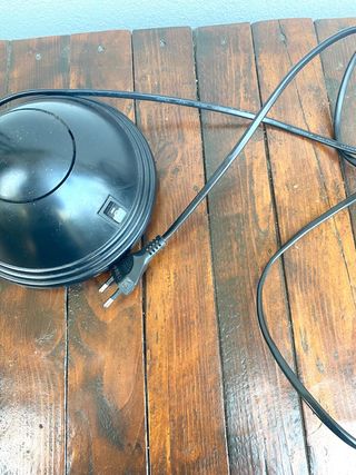 Lampada da tavolo nera