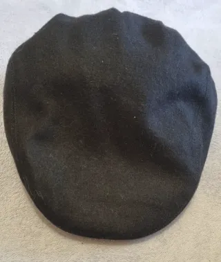 Gorra plana Barbour negra