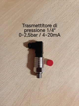 Trasmettitore di pressione 0-2,5 bar - 4-20mA