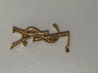 Spilla YSL coccodrillo oro