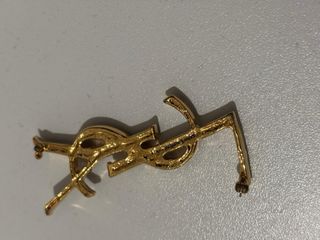 Spilla YSL coccodrillo oro