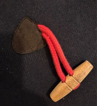 Abrigo Montgomery Azul y Rojo