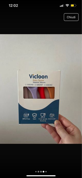 Set Piatto e Posate Baby Vicloon