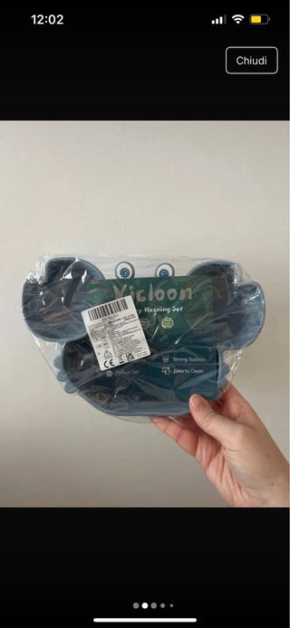 Set Piatto e Posate Baby Vicloon