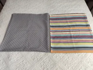 Pack 2 manteles algodón mesa cuadrada o redonda