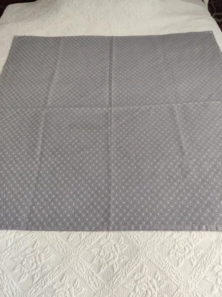 Pack 2 manteles algodón mesa cuadrada o redonda