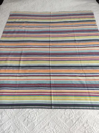 Pack 2 manteles algodón mesa cuadrada o redonda