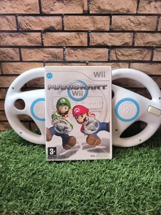 Mario Kart Wii + Volantes Wii Nintendo