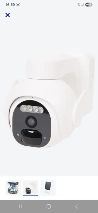 Cámara IP Solar Exterior LSC Smart Connect