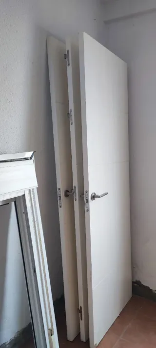 5 Puertas de interior blancas