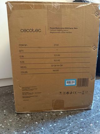 Cafetera Cecotec Power Matic-ccino 6000 SerieNera