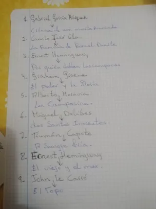 Lote 9 Libros Literatura Contemporanea.