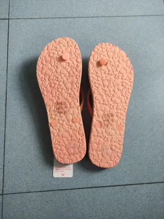 Chanclas Roxy Azul y Rosa Talla 40