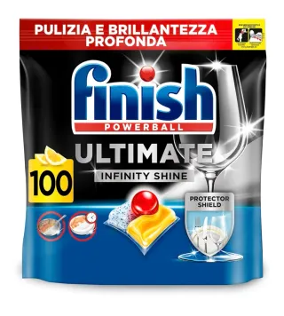 Finish Ultimate Infinity Shine 100 Pastiglie