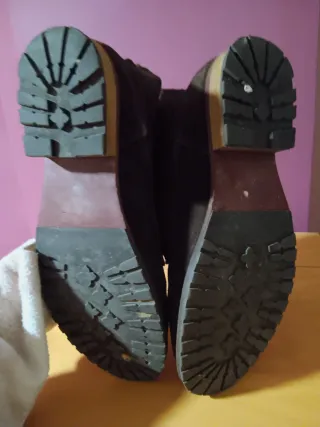 Botines Vexed Marrones y Rojos Talla 39