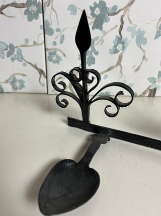 Perchero rústico de hierro