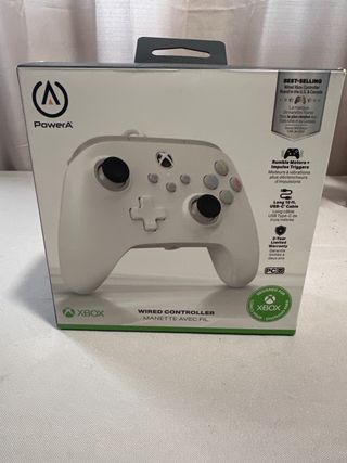 Control Xbox PowerA Blanco Cableado