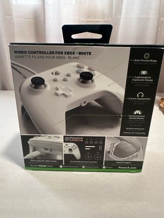 Control Xbox PowerA Blanco Cableado