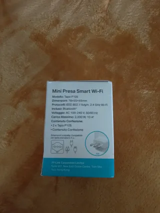 Tapo P105 Mini Enchufe Inteligente Wi-Fi (2uds)