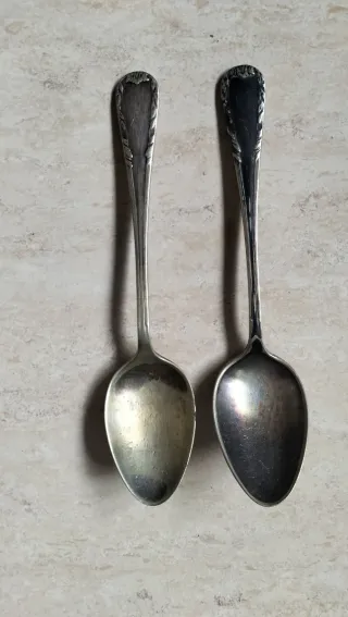 2 Cucharas Antiguas Vintage