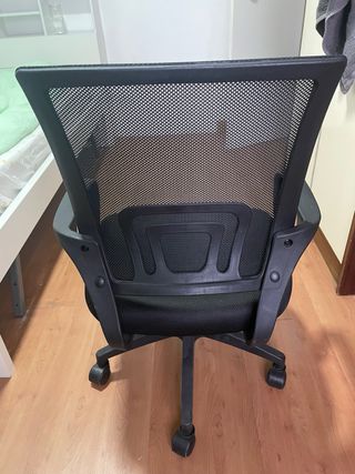 Silla de oficina ergonómica negra