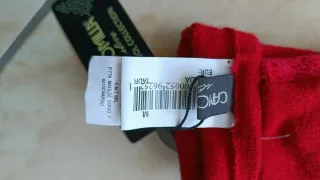 Guanti CAMOMILLA lana rossi NUOVI