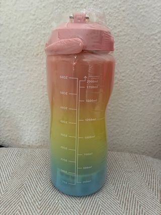 Botella de agua degradada 2L
