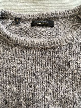 Jersey Adolfo Domínguez Gris Hombre