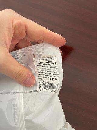 Set 6 stampini babà vespa in alluminio antiaderent