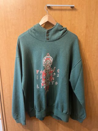 Sudadera Vintage Verde