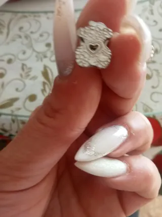 Pendientes Tous Oso Corazón Oro Rosa