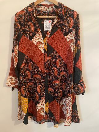 Vestido estampado Lefties Talla S, nuevo