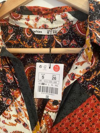 Vestido estampado Lefties Talla S, nuevo