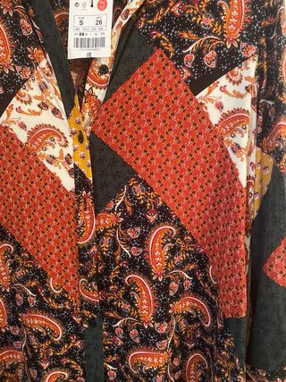 Vestido estampado Lefties Talla S, nuevo