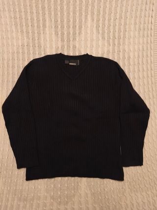 Jersey Zara Invierno Hombre Negro