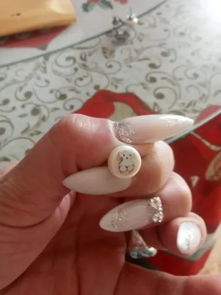 Pendientes Tous Beige y Plateados