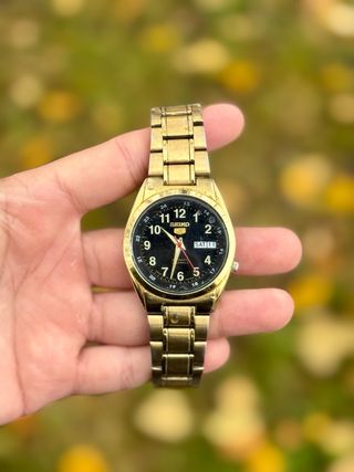 Seiko 5 Vintage Automático – Chapado en Oro