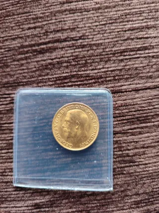 Moneta d'oro Sovereign del 1922