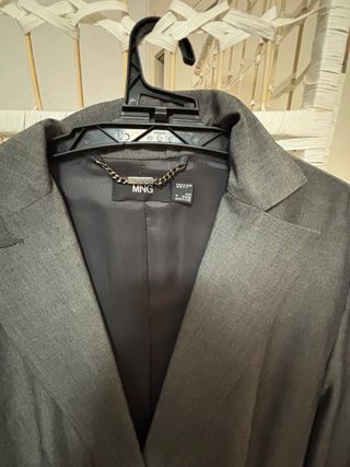 Traje de chaqueta MNG gris Talla XL/42/14