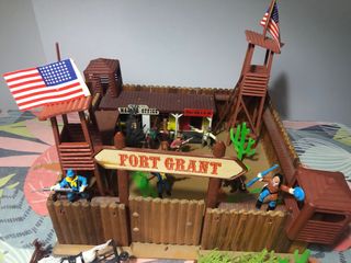 lote Fuerte Fort Grant Juguetes Oeste