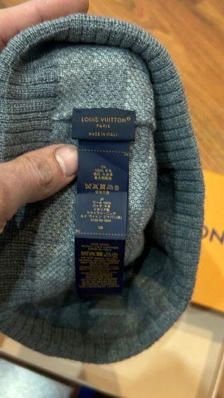 Gorro Louis Vuitton Damier Gris