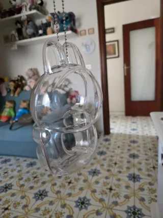 Porta Labubu trasparente