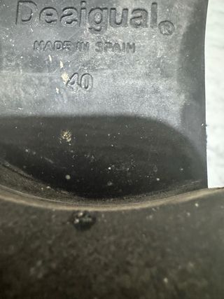 Botines Desigual Antelina Negros Talla 40