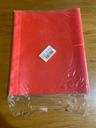 Foderine per quaderni - Rosso - Conf. 20 pezzi