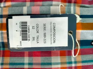 Camisa Forestal Hombre Talla 3XL Cuadros.